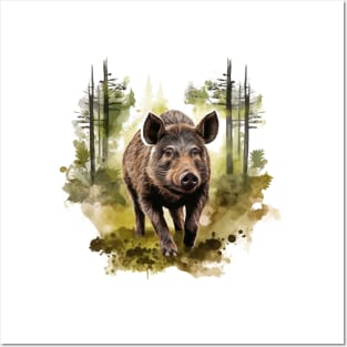 Wild Boar Posters and Art